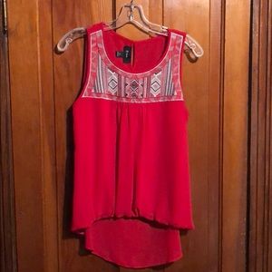 High low tank top- blouse